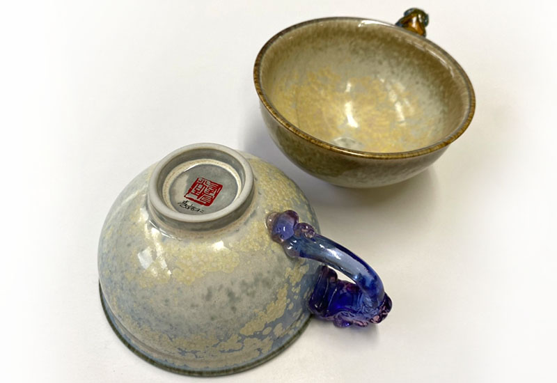 存仁堂 星辰琉璃耳對杯 台灣MIT認證  存仁堂 星辰琉璃耳對杯 台灣MIT認證