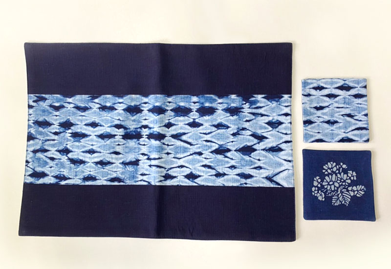 太平藍 藍染餐墊組 藍染工藝 太平藍 藍染餐墊組 藍染工藝