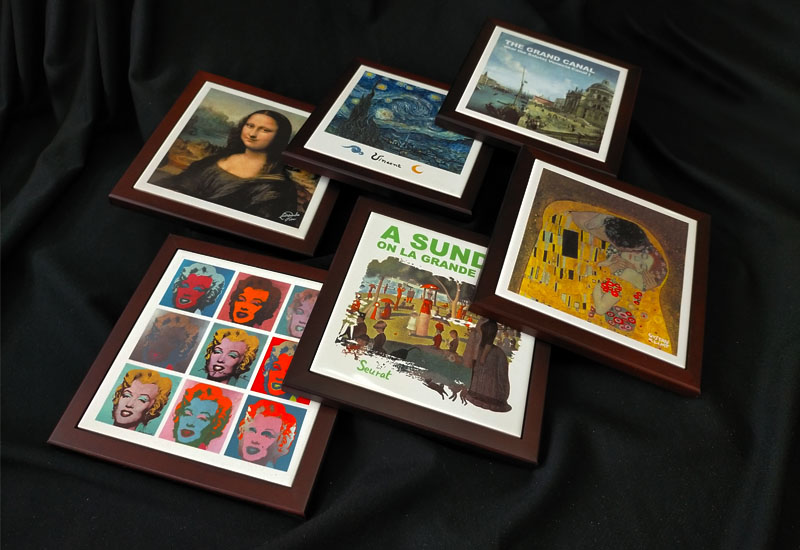 西洋名畫 3D磁磚熱墊-瑪麗蓮夢露 西洋名畫 3D磁磚熱墊-瑪麗蓮夢露