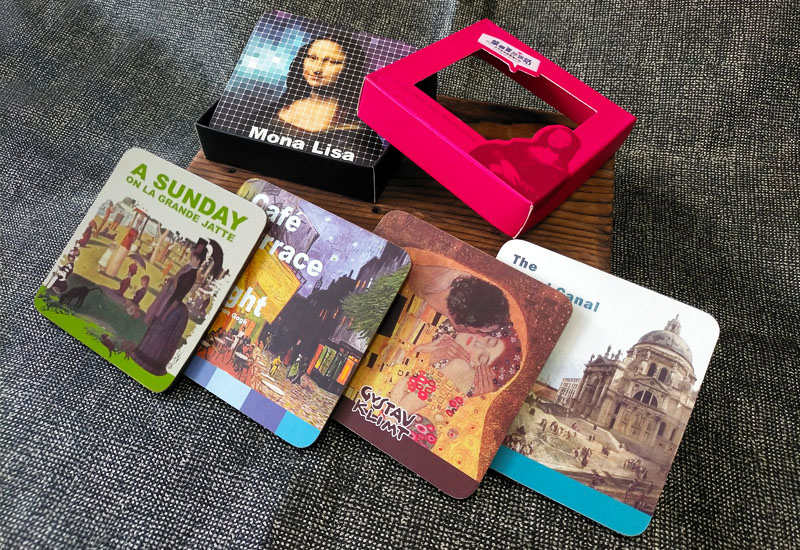 西洋名畫 3D軟木杯墊(五入組) 西洋名畫 3D軟木杯墊(五入組)