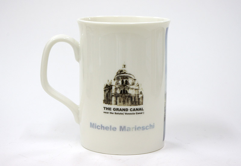 西洋名畫 3D馬克杯-安康聖母教堂旁的運河口 西洋名畫 3D馬克杯-安康聖母教堂旁的運河口