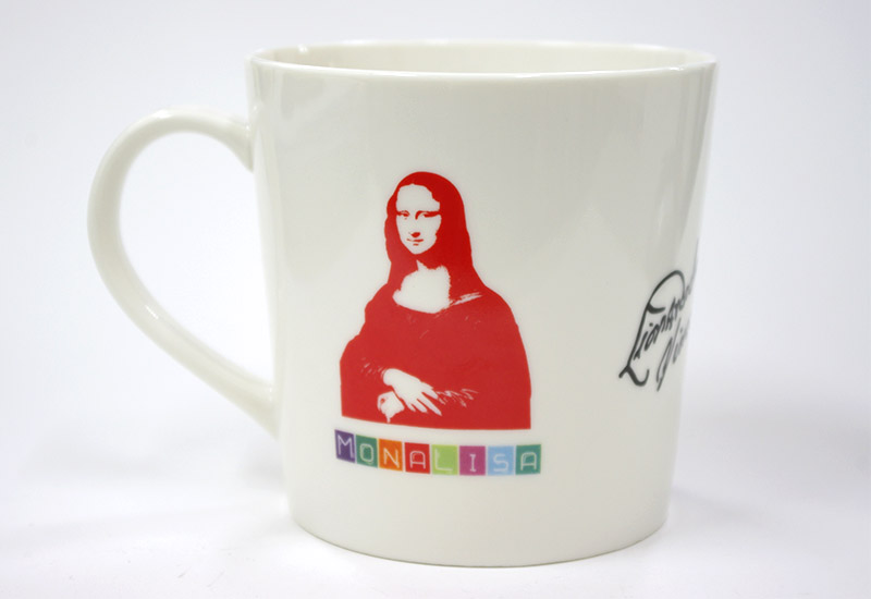 西洋名畫 3D大馬克杯-蒙娜麗莎 西洋名畫 3D大馬克杯-蒙娜麗莎