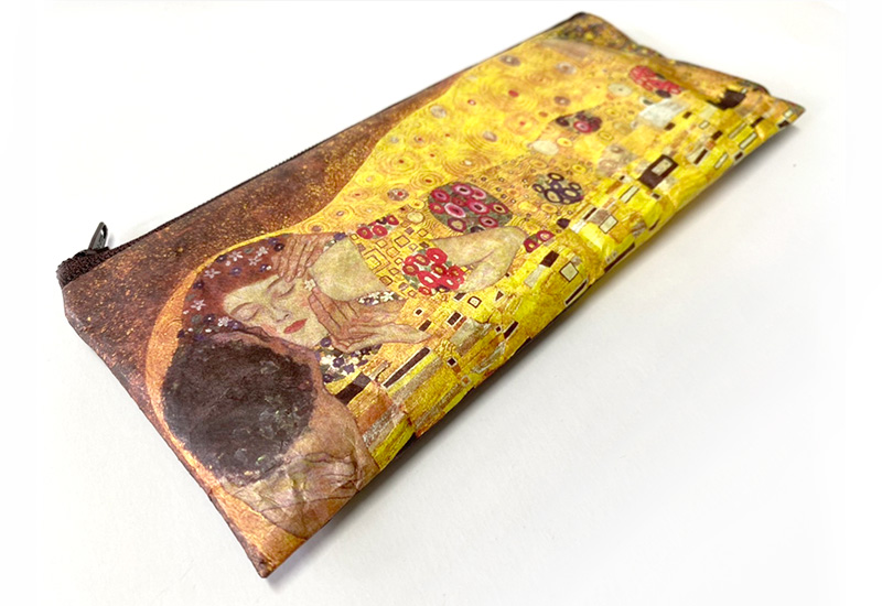 西洋名畫 泰維克筆袋-親吻 西洋名畫 泰維克筆袋-親吻