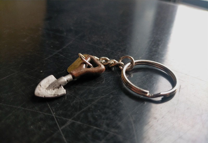 礦工器物鎖圈-鏟子 礦工器物鎖圈-鏟子