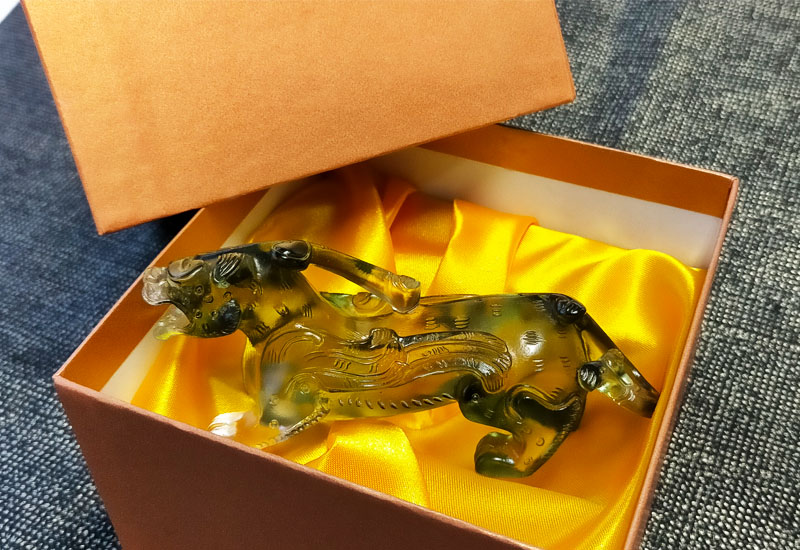 琉璃貔貅(綠/紫) 琉璃貔貅(綠/紫)