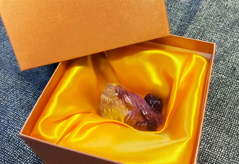 琉璃瑞獅(紫) 琉璃瑞獅(紫)