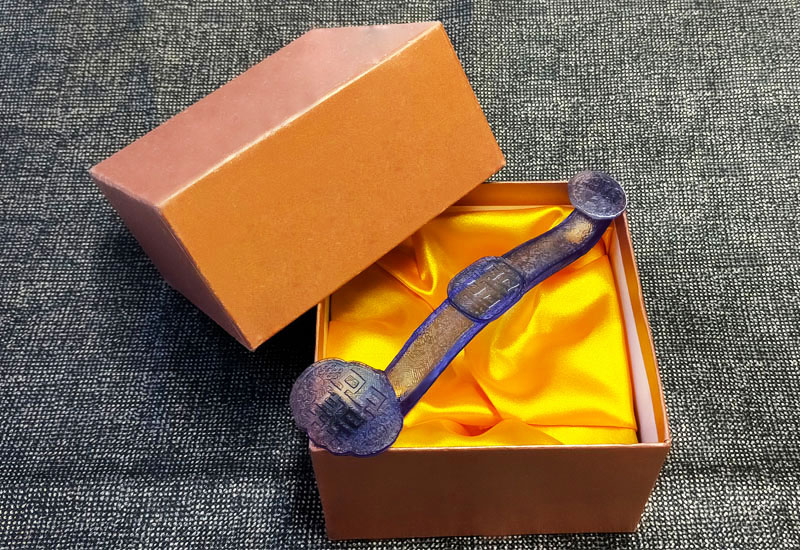 琉璃喜字如意(藍) 琉璃喜字如意(藍)