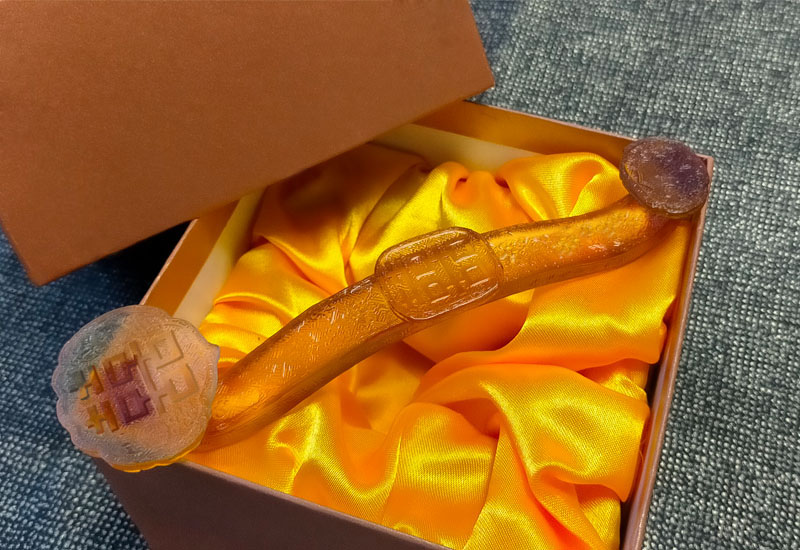 琉璃喜字如意(橘) 琉璃喜字如意(橘)