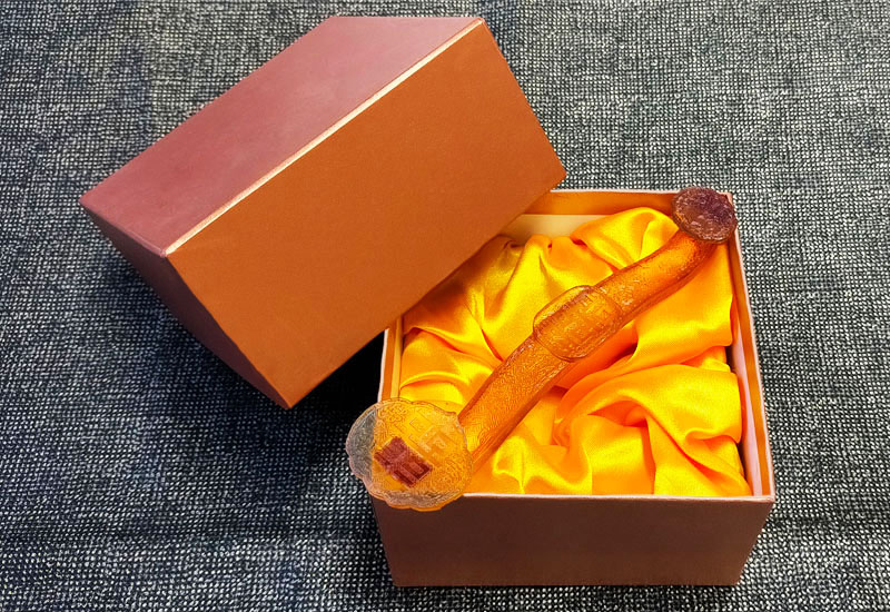 琉璃喜字如意(橘) 琉璃喜字如意(橘)