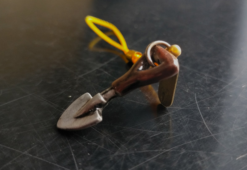 礦工器物手機吊飾-鏟子 礦工器物手機吊飾-鏟子