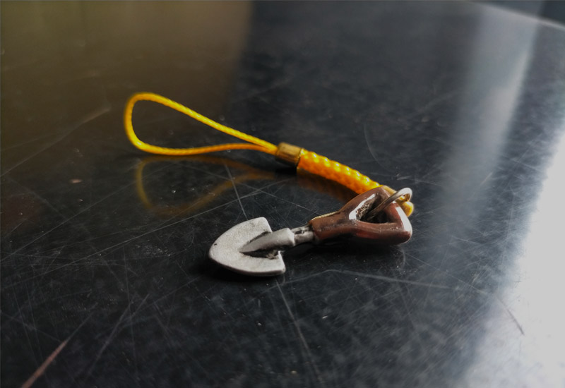 礦工器物手機吊飾-鏟子 礦工器物手機吊飾-鏟子