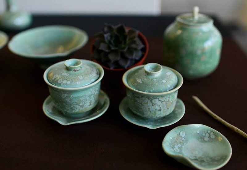 林妙芳 綠桔結晶-蓋杯組 林妙芳 綠桔結晶-蓋杯組