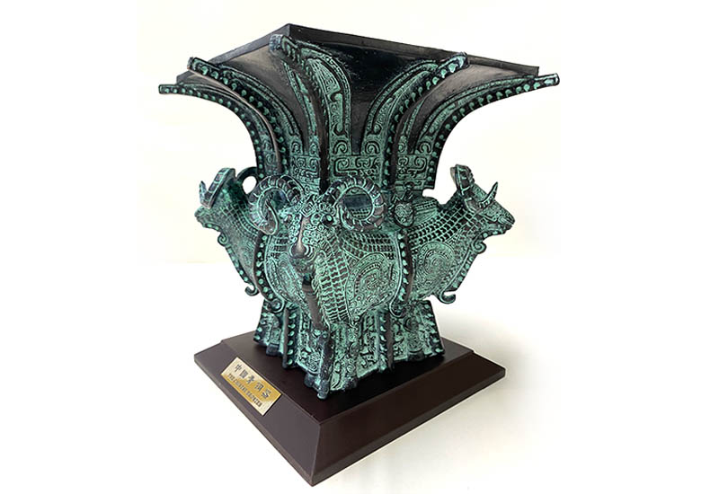 四羊方尊青銅器-小(仿) 四羊方尊青銅器-小(仿)