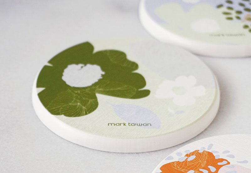 大視 夏日花園杯墊 吸水杯墊 大視 夏日花園杯墊 吸水杯墊