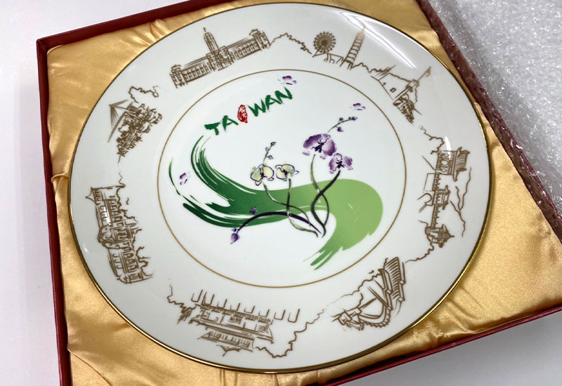 D42-3D立體台灣蘭花盤 D42-3D立體台灣蘭花盤