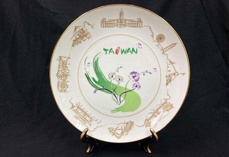 D42-3D立體台灣蘭花盤 D42-3D立體台灣蘭花盤