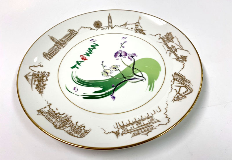 D42-3D立體台灣蘭花盤 D42-3D立體台灣蘭花盤