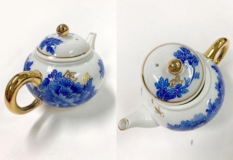 法華彩 富貴滿園青花茶壺組(1壺2杯) 台灣MIT認證 青花瓷茶具組  法華彩 富貴滿園青花茶壺組(1壺2杯) 台灣MIT認證 青花瓷茶具組