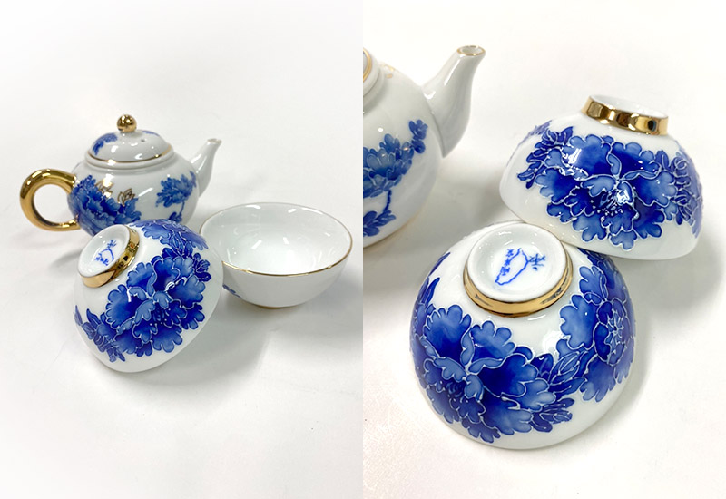 法華彩 富貴滿園青花茶壺組(1壺2杯) 台灣MIT認證 青花瓷茶具組  法華彩 富貴滿園青花茶壺組(1壺2杯) 台灣MIT認證 青花瓷茶具組