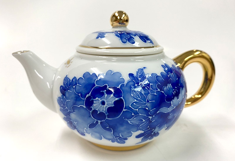 法華彩 富貴滿園青花茶壺組(1壺2杯) 台灣MIT認證 青花瓷茶具組  法華彩 富貴滿園青花茶壺組(1壺2杯) 台灣MIT認證 青花瓷茶具組