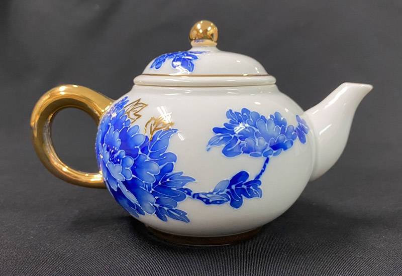 法華彩 富貴滿園青花茶壺組(1壺2杯) 台灣MIT認證 青花瓷茶具組  法華彩 富貴滿園青花茶壺組(1壺2杯) 台灣MIT認證 青花瓷茶具組