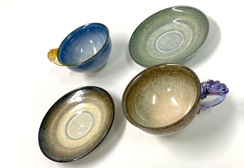 存仁堂 星辰琉璃耳對杯 台灣MIT認證  存仁堂 星辰琉璃耳對杯 台灣MIT認證