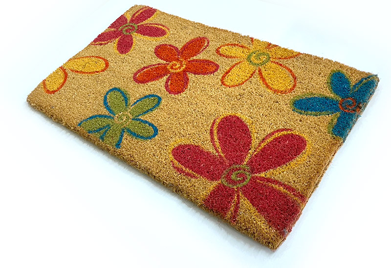 AndyWarhol安迪沃荷 進口地墊-花朵 天然椰纖地墊 AndyWarhol安迪沃荷 進口地墊-花朵 天然椰纖地墊