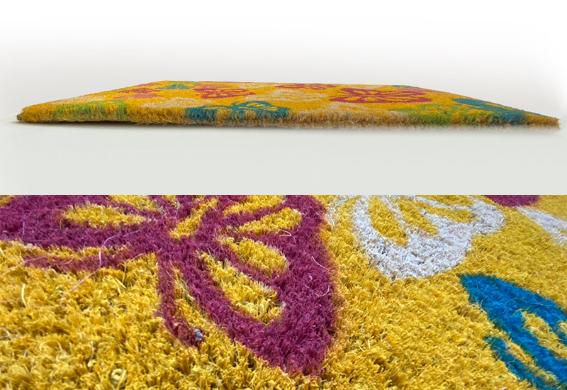 AndyWarhol安迪沃荷 進口地墊-蝴蝶 天然椰纖地墊 AndyWarhol安迪沃荷 進口地墊-蝴蝶 天然椰纖地墊