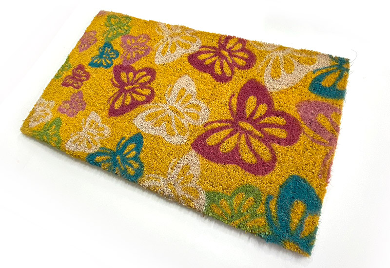 AndyWarhol安迪沃荷 進口地墊-蝴蝶 天然椰纖地墊 AndyWarhol安迪沃荷 進口地墊-蝴蝶 天然椰纖地墊