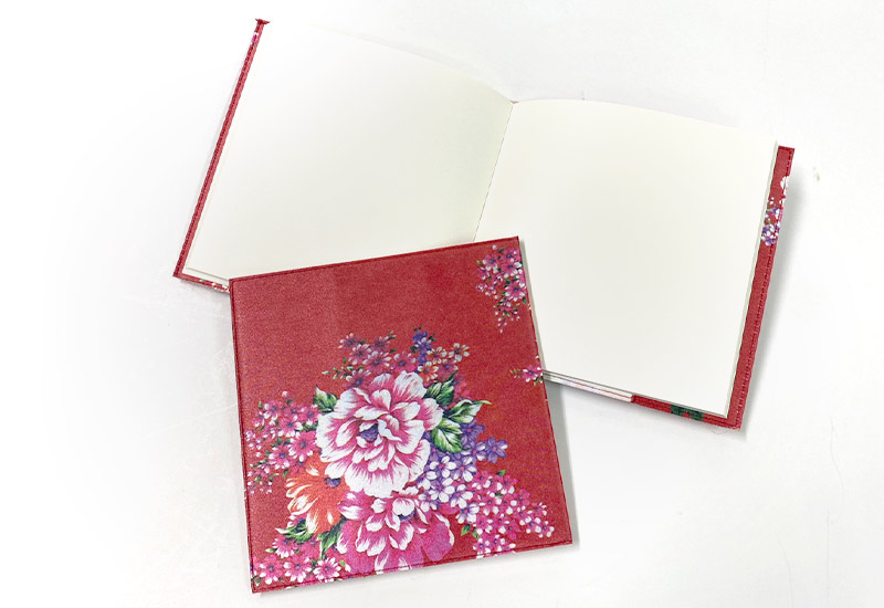 台灣花布 絲質筆記本 台灣花布 絲質筆記本