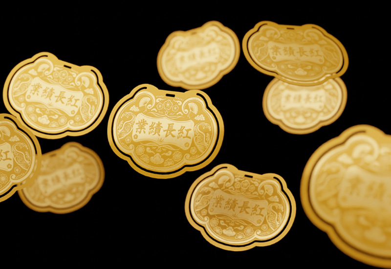 Yeduo 金鎖片書籤-業績長紅 Yeduo 金鎖片書籤-業績長紅