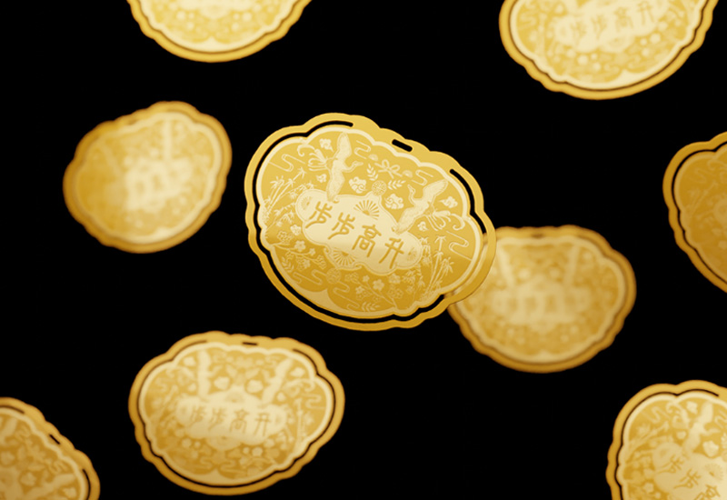 Yeduo 金鎖片書籤-步步高升 Yeduo 金鎖片書籤-步步高升