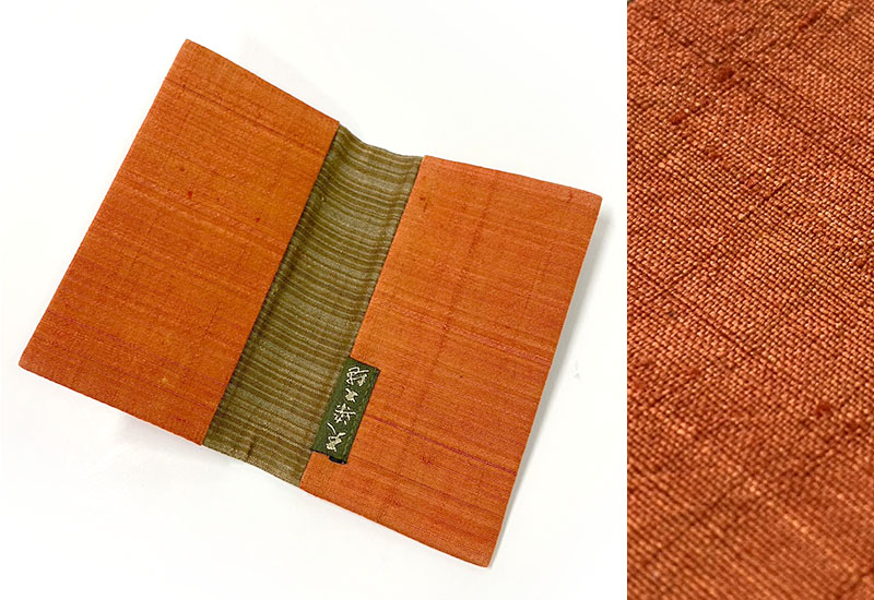 天染工坊 相見歡-天染手織絲綢雙色名片夾 天染工坊 相見歡-天染手織絲綢雙色名片夾