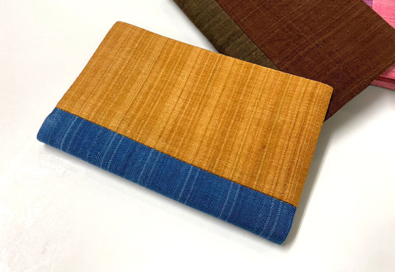 天染工坊 相見歡-天染手織絲綢雙色名片夾 天染工坊 相見歡-天染手織絲綢雙色名片夾