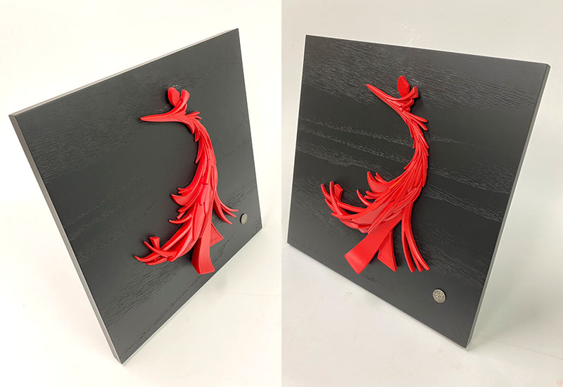 呦呦 楊英風 鳳凰來儀瓷版畫(大) 呦呦 楊英風 鳳凰來儀瓷版畫(大)