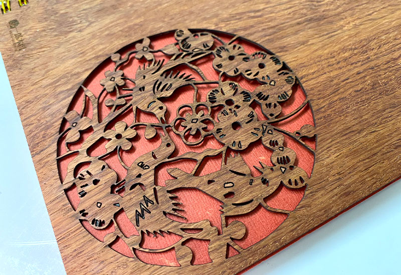 一郎木創 無垢線圈筆記本-梅 一郎木創 無垢線圈筆記本-梅