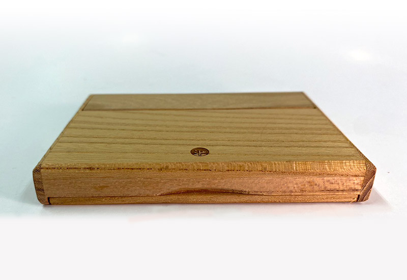 一郎木創 無垢名片盒-欅木  一郎木創 無垢名片盒-欅木