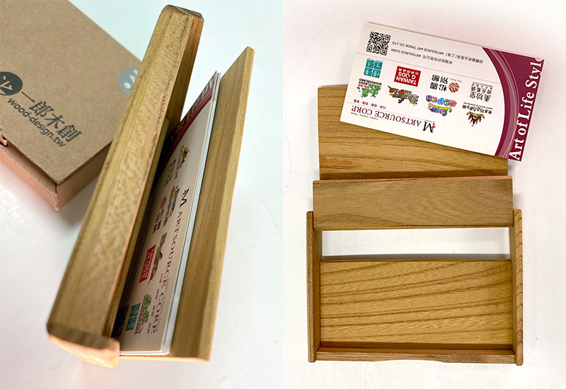 一郎木創 無垢名片盒-欅木  一郎木創 無垢名片盒-欅木