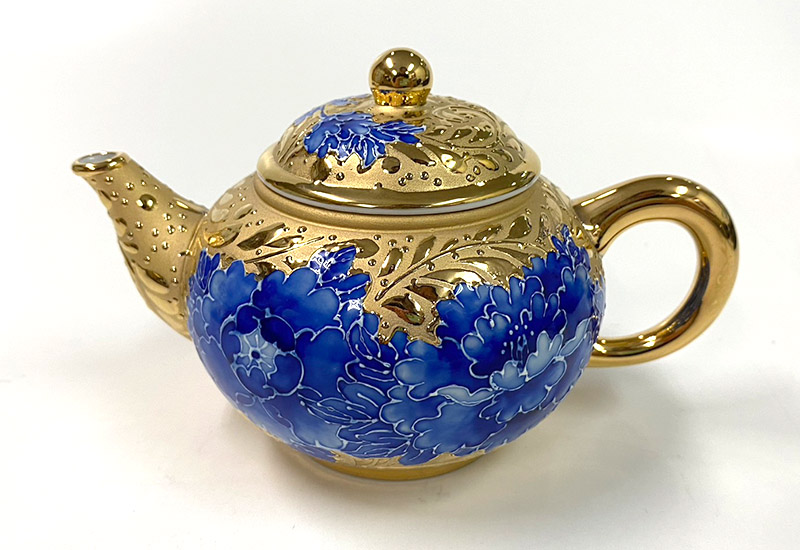 法華彩 鎏金茶壺組(一壼一茶海六杯禮盒組) 台灣MIT認證  法華彩 鎏金茶壺組(一壼一茶海六杯禮盒組) 台灣MIT認證