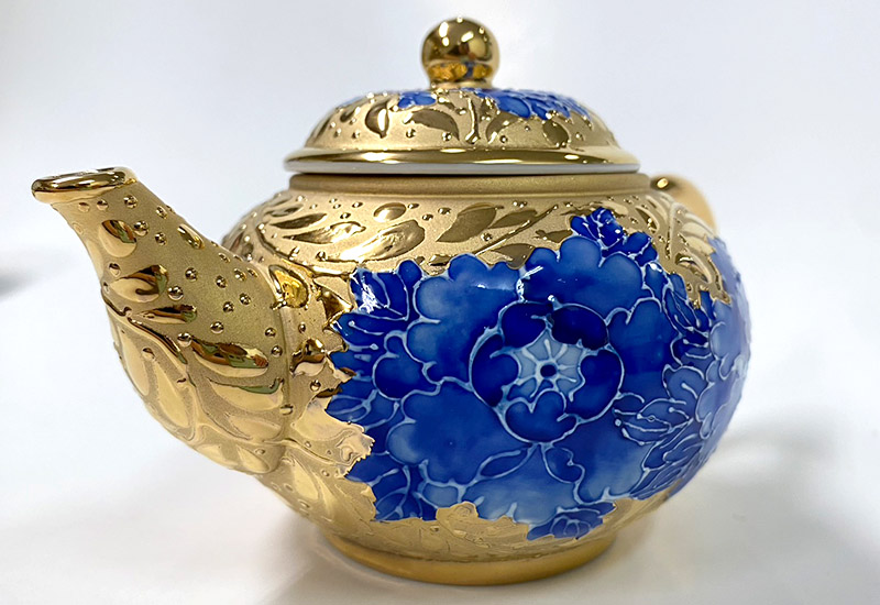 法華彩 鎏金茶壺組(一壼一茶海六杯禮盒組) 台灣MIT認證  法華彩 鎏金茶壺組(一壼一茶海六杯禮盒組) 台灣MIT認證