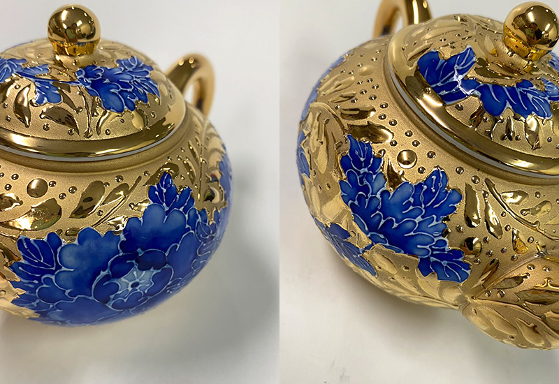 法華彩 鎏金茶壺組(一壼一茶海六杯禮盒組) 台灣MIT認證  法華彩 鎏金茶壺組(一壼一茶海六杯禮盒組) 台灣MIT認證