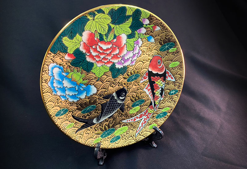 金彩有餘金盤 台灣MIT認證 鎏金盤 金彩有餘金盤 台灣MIT認證 鎏金盤