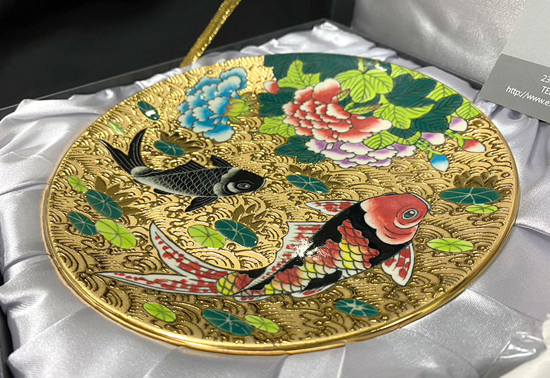 金彩有餘金盤 台灣MIT認證 鎏金盤 金彩有餘金盤 台灣MIT認證 鎏金盤