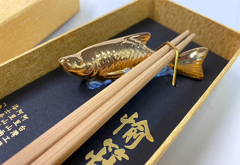葉佳讓 幸福愉筷檜木筷-金色 葉佳讓 幸福愉筷檜木筷-金色