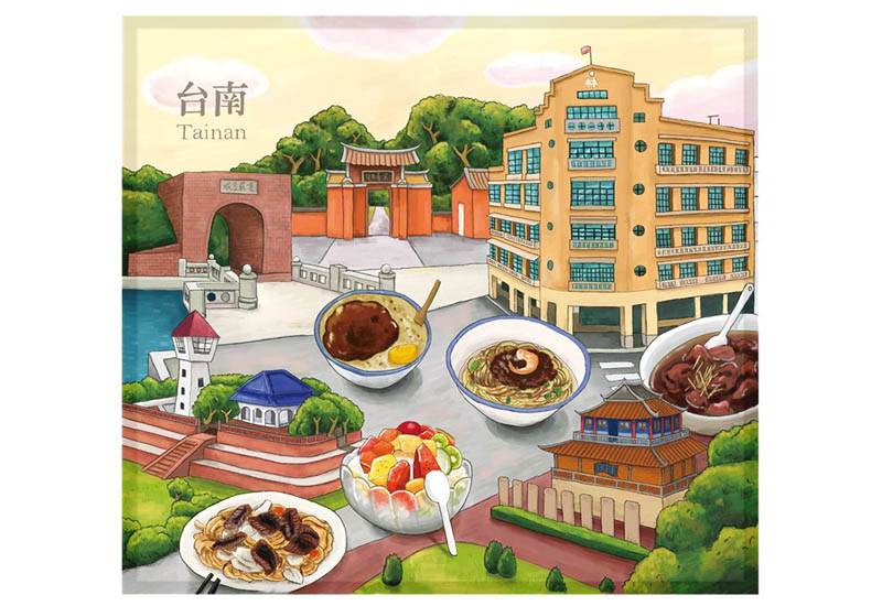 布漾 BYC印花萬用布 印象台南 布漾 BYC印花萬用布 印象台南