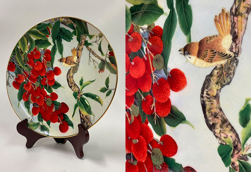 D11-3D立體大利長虹瓷盤 D11-3D立體大利長虹瓷盤