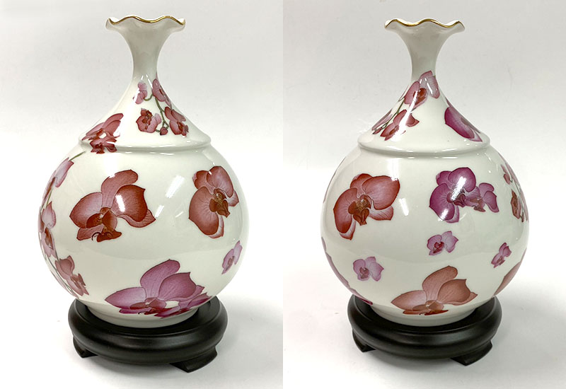 蝴蝶蘭荷口瓶(大) 蝴蝶蘭荷口瓶(大)