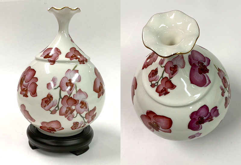 蝴蝶蘭荷口瓶(大) 蝴蝶蘭荷口瓶(大)