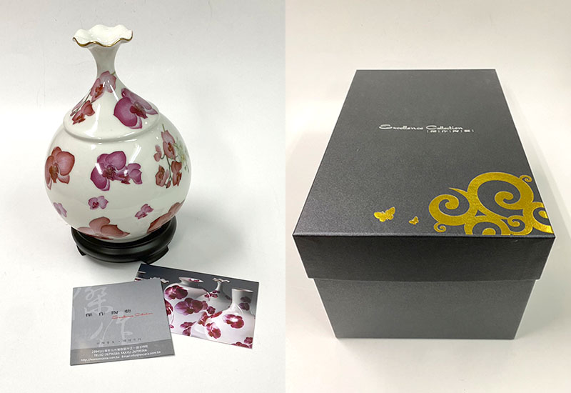 蝴蝶蘭荷口瓶(大) 蝴蝶蘭荷口瓶(大)