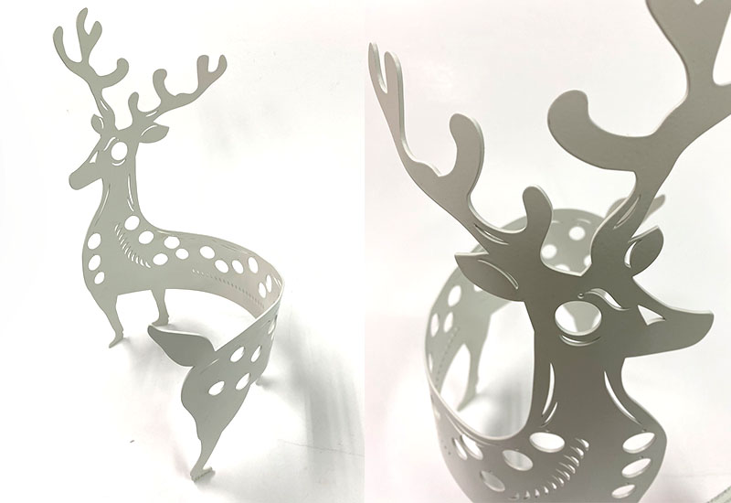 谷同金 迴盪系列-頭角崢嶸(梅花鹿) 設計師款S白 花器  谷同金 迴盪系列-頭角崢嶸(梅花鹿) 設計師款S白 花器